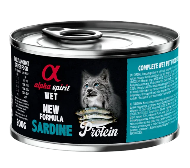 Alpha Spirit Gato Sardinas 200 gramos.