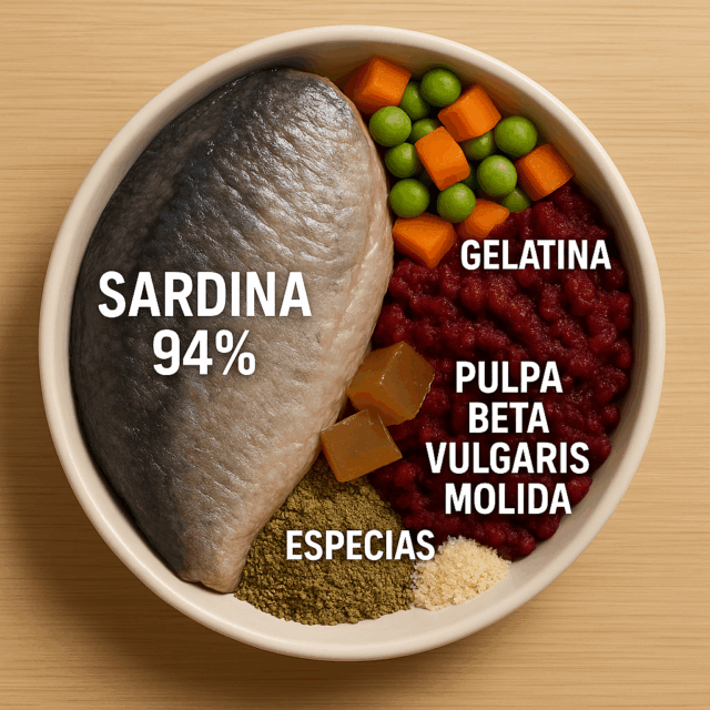 Alpha Spirit Gato Sardinas 200 gramos. - Imagen 2