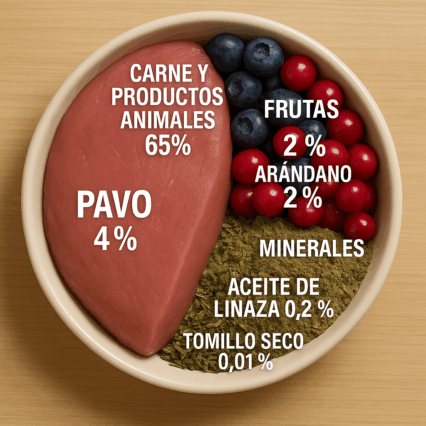 Comida Húmeda Rafi Pavo Grain Free 400 gramos