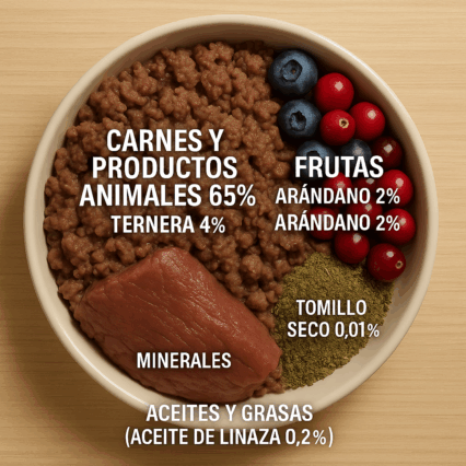 Comida Húmeda Rafi Ternera Grain Free 400 gramos