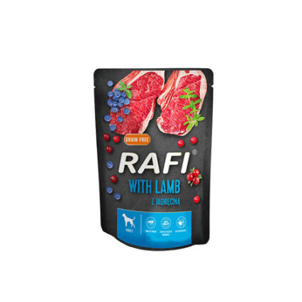 Sobre Comida Húmeda Rafi Cordero 300 gramos.
