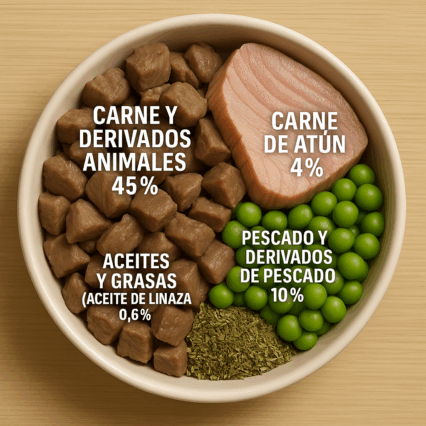 Comida Húmeda Rafi Atún Gato Esterilizado 100 gramos.