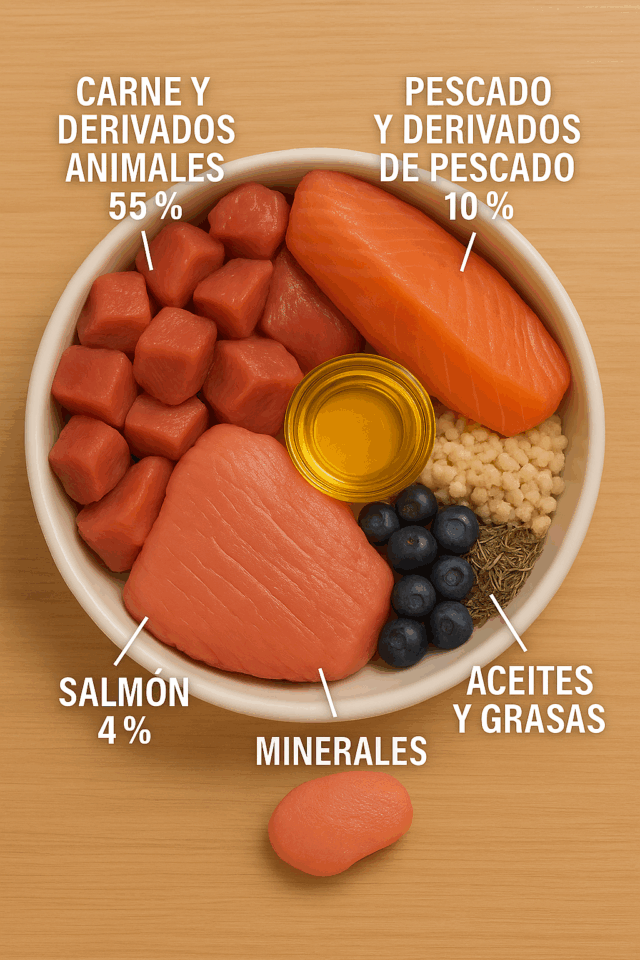 Comida Húmeda Rafi Salmon Gato 300 gramos. - Imagen 2