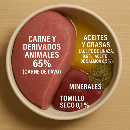 Comida Humeda Rafi Pavo Gato 100 gramos.