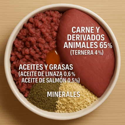 Comida Humeda Rafi Vacuno Gato 400 gramos.
