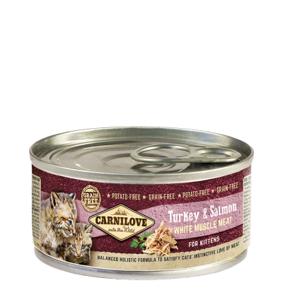 Carnilove Gatito Pavo y Salmon 100 gramos.