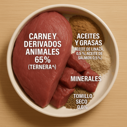 Comida Húmeda Rafi Vacuno Gato 100 gramos.