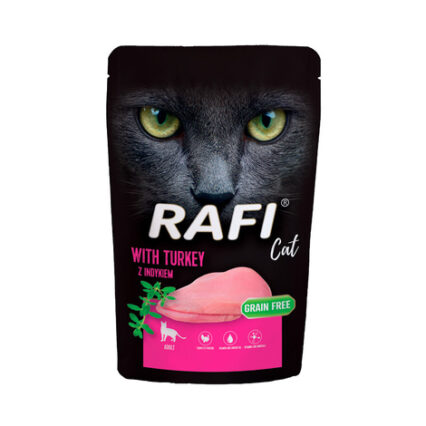 Comida Humeda Rafi Pavo Gato 100 gramos.